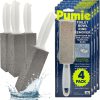 PUMIE Toilet Pumice Stone Cleaner 4-Pack